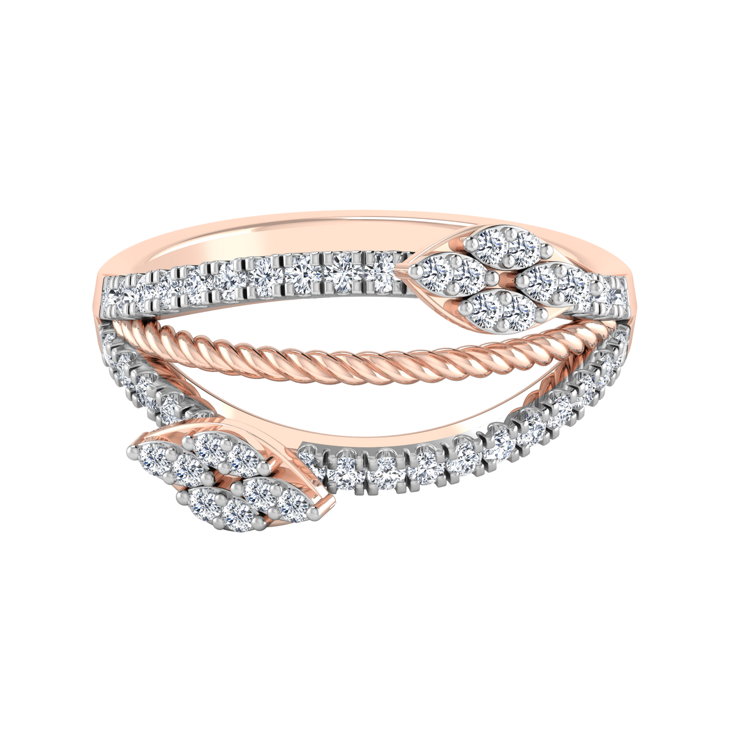 Radiant Reflections Resplendence 14Kt Diamond Ring