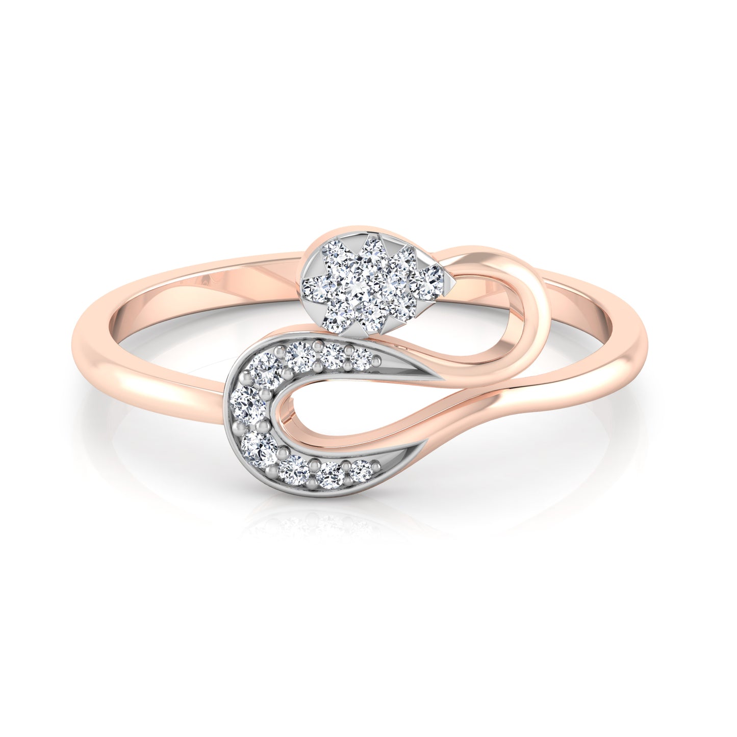 Enchanted Ember Essence 18Kt Diamond Ring