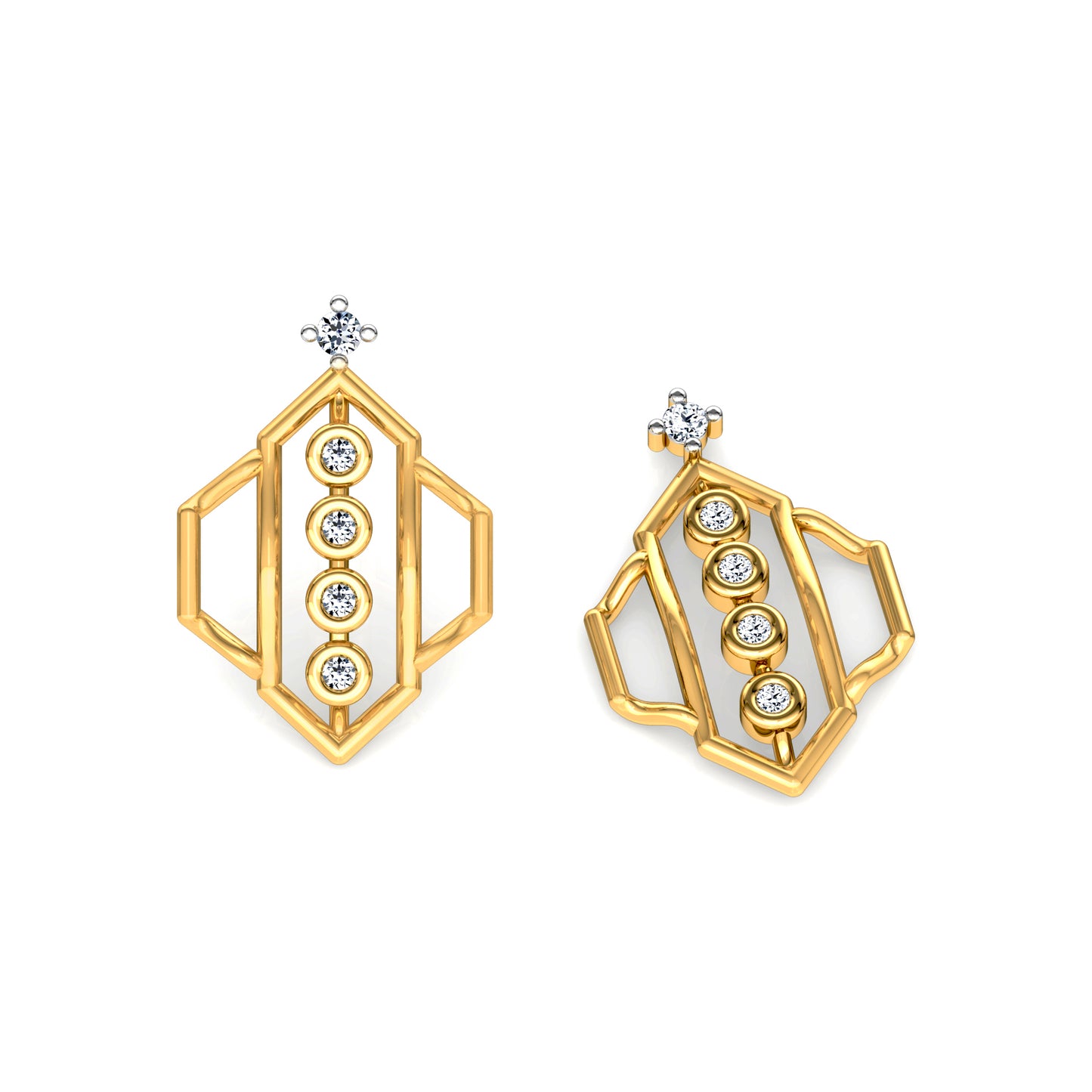 Prismatic Prismara Earrings 18K