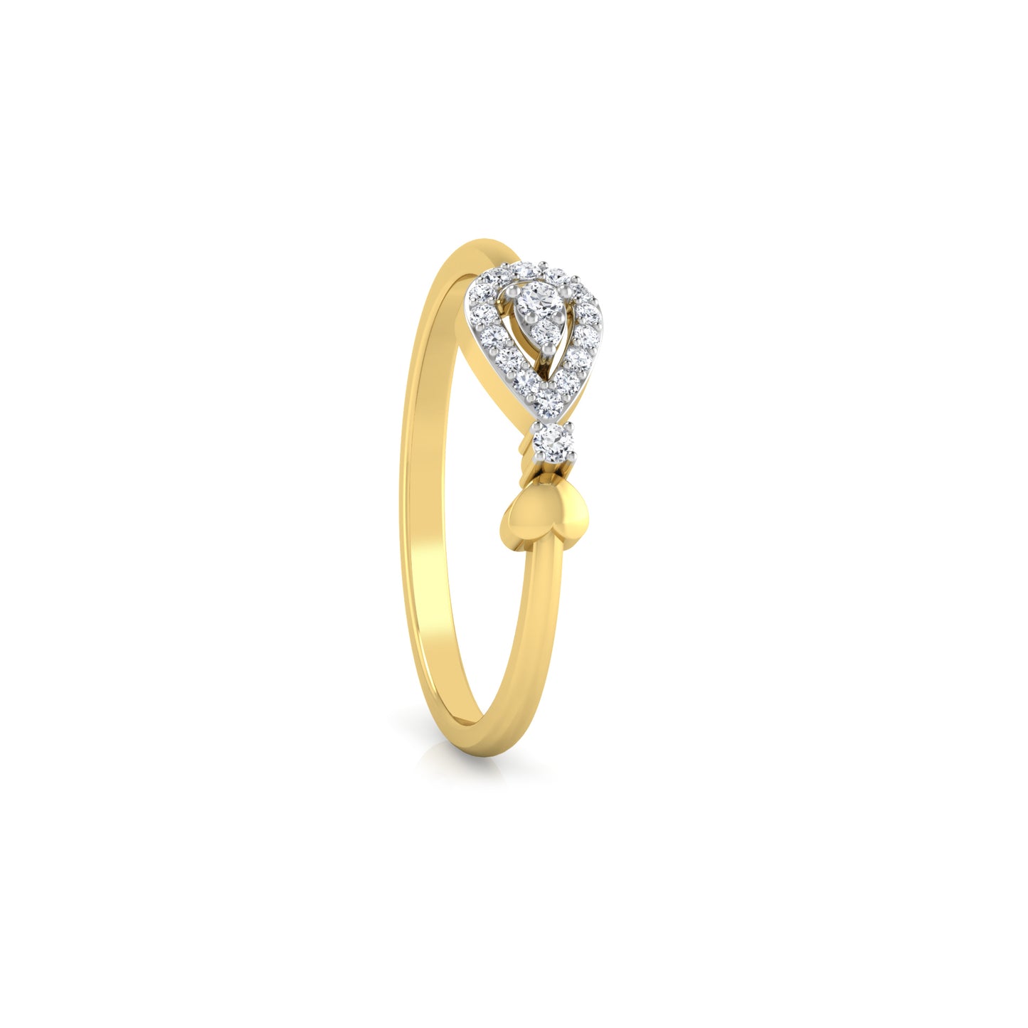 Blushing Blush Bouquet 18Kt Diamond Ring