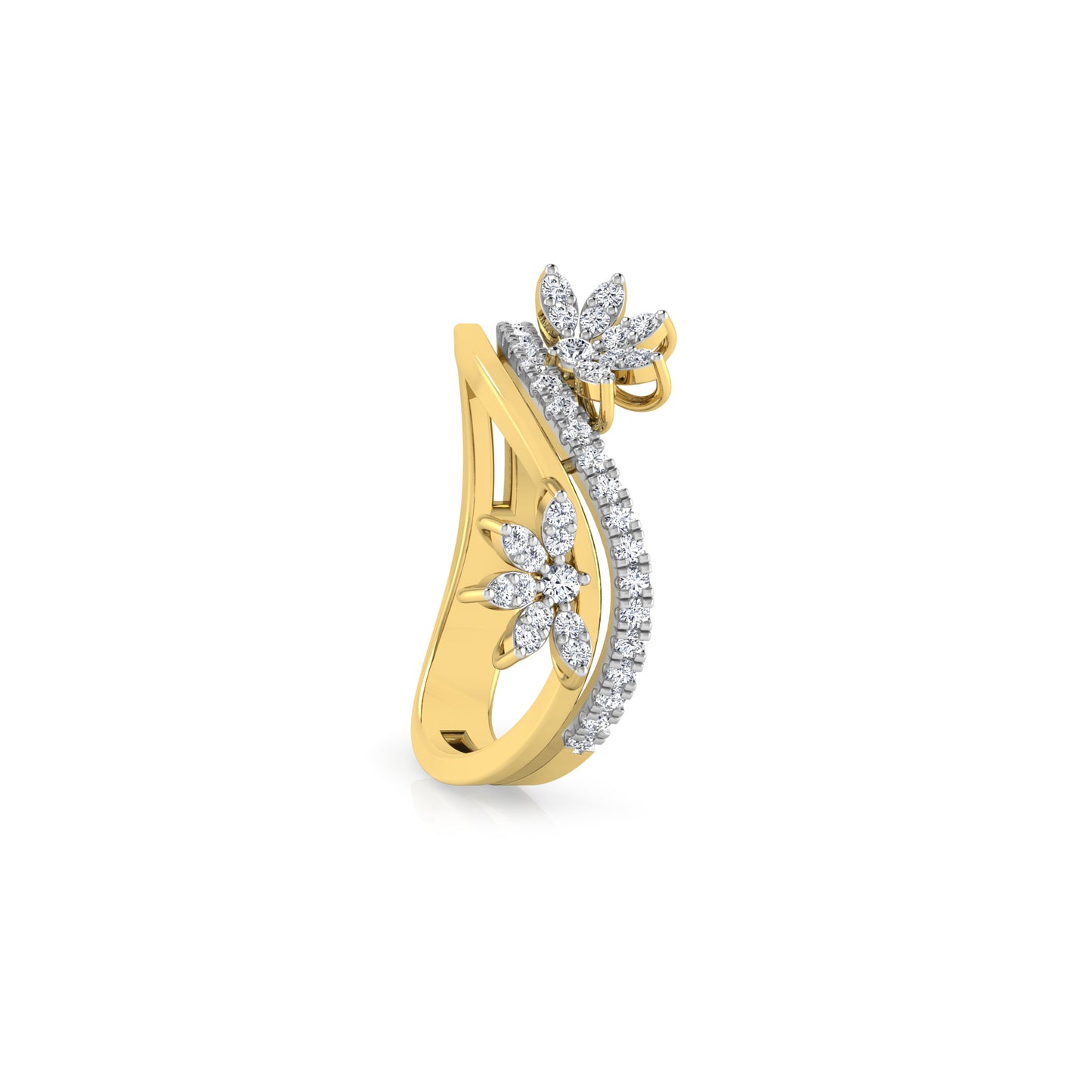 Celestial Crystal Celeste 14Kt Diamond Ring