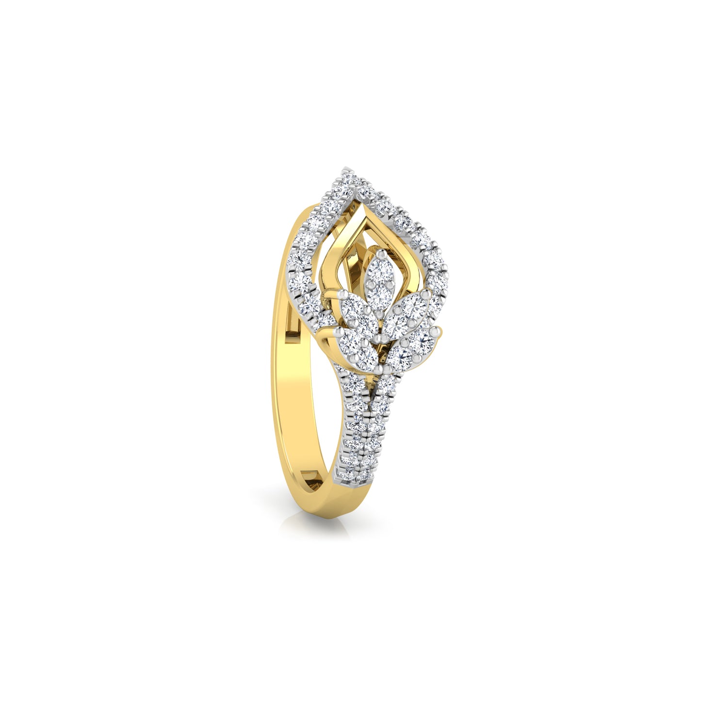 Shimmering Stardust Symphony 18Kt Diamond Ring