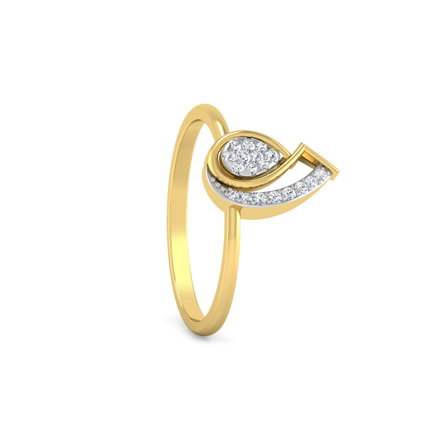 Aurora Azura Attraction 14Kt Diamond Ring
