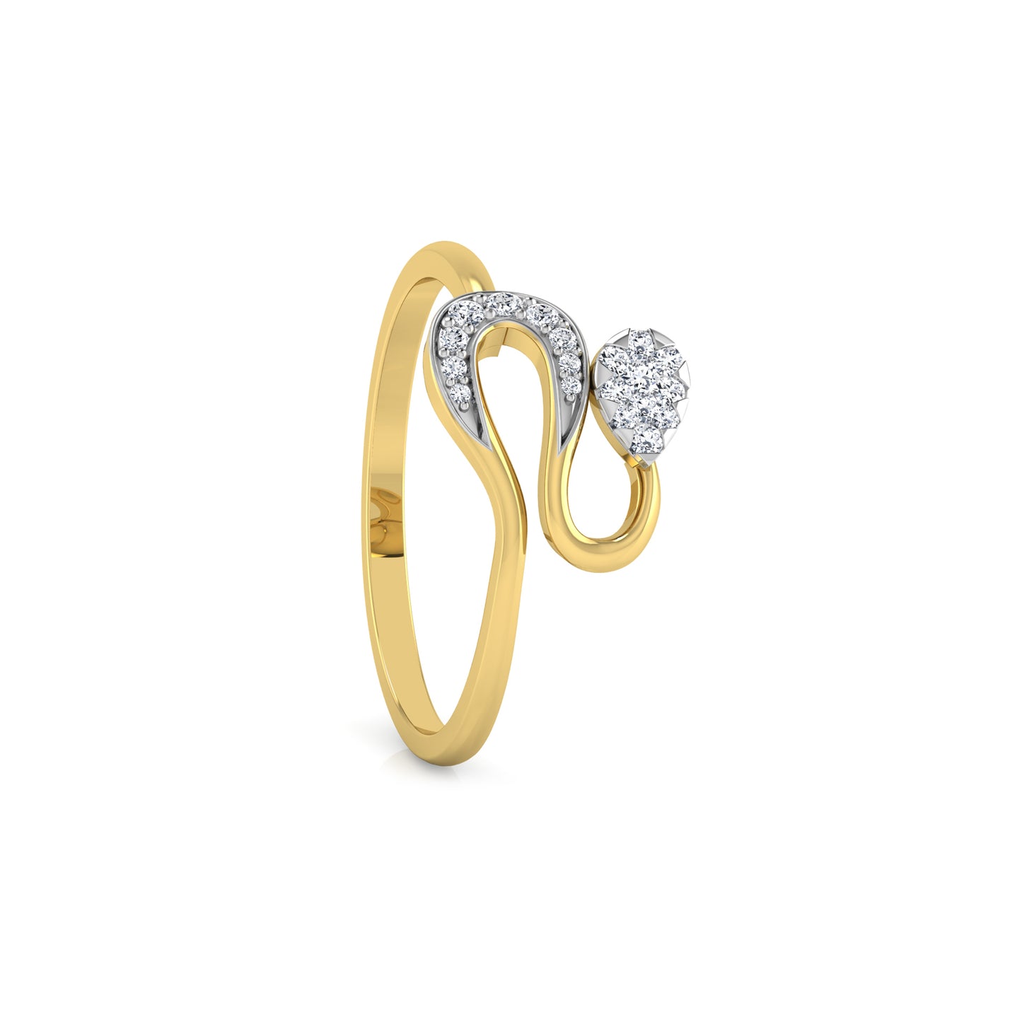Enchanted Ember Essence 14Kt Diamond Ring