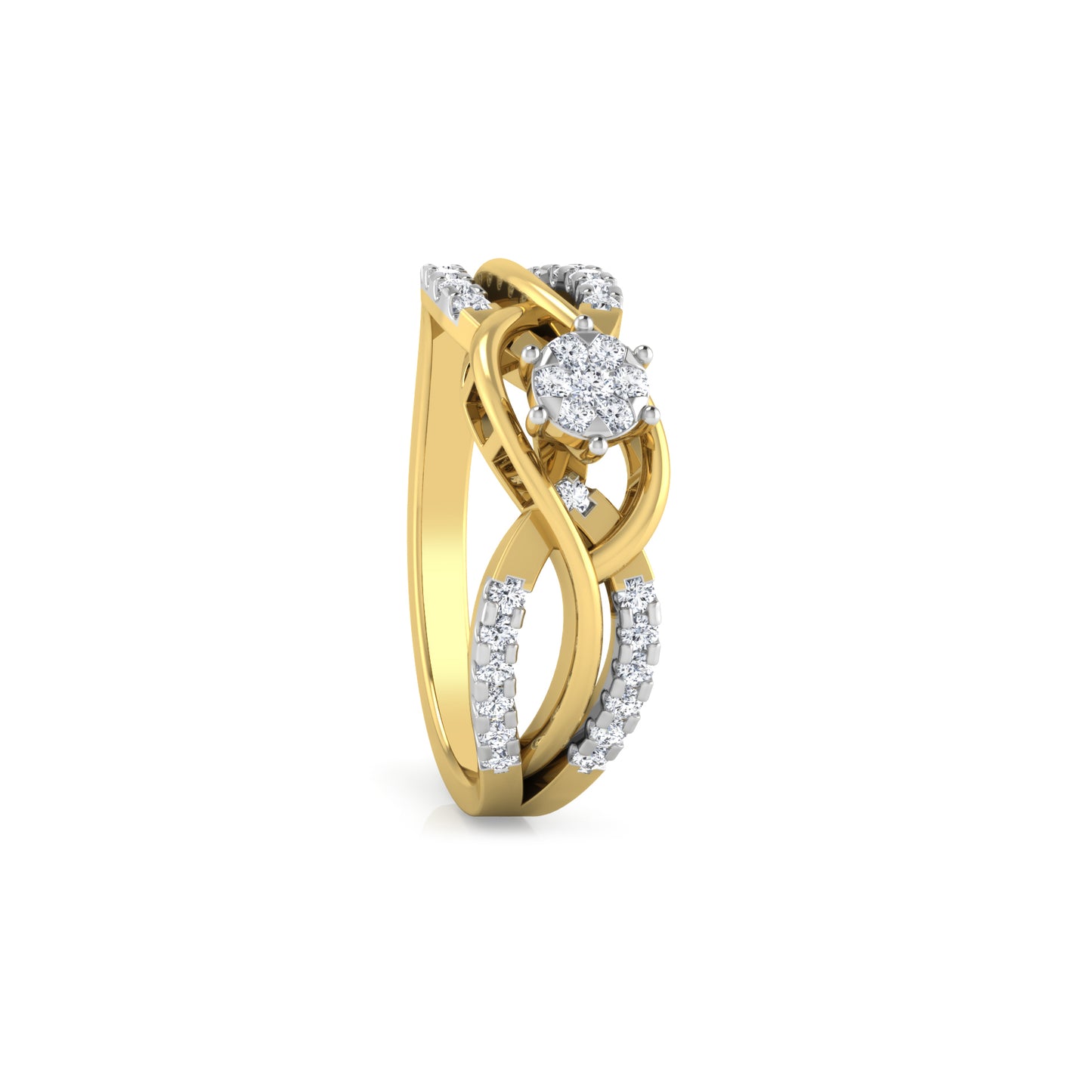 Azure Alchemy Adoration 14Kt Diamond Ring