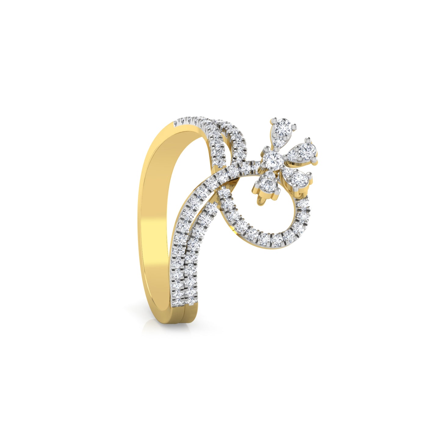 Ethereal Enchantment Elegance 18Kt Diamond Ring