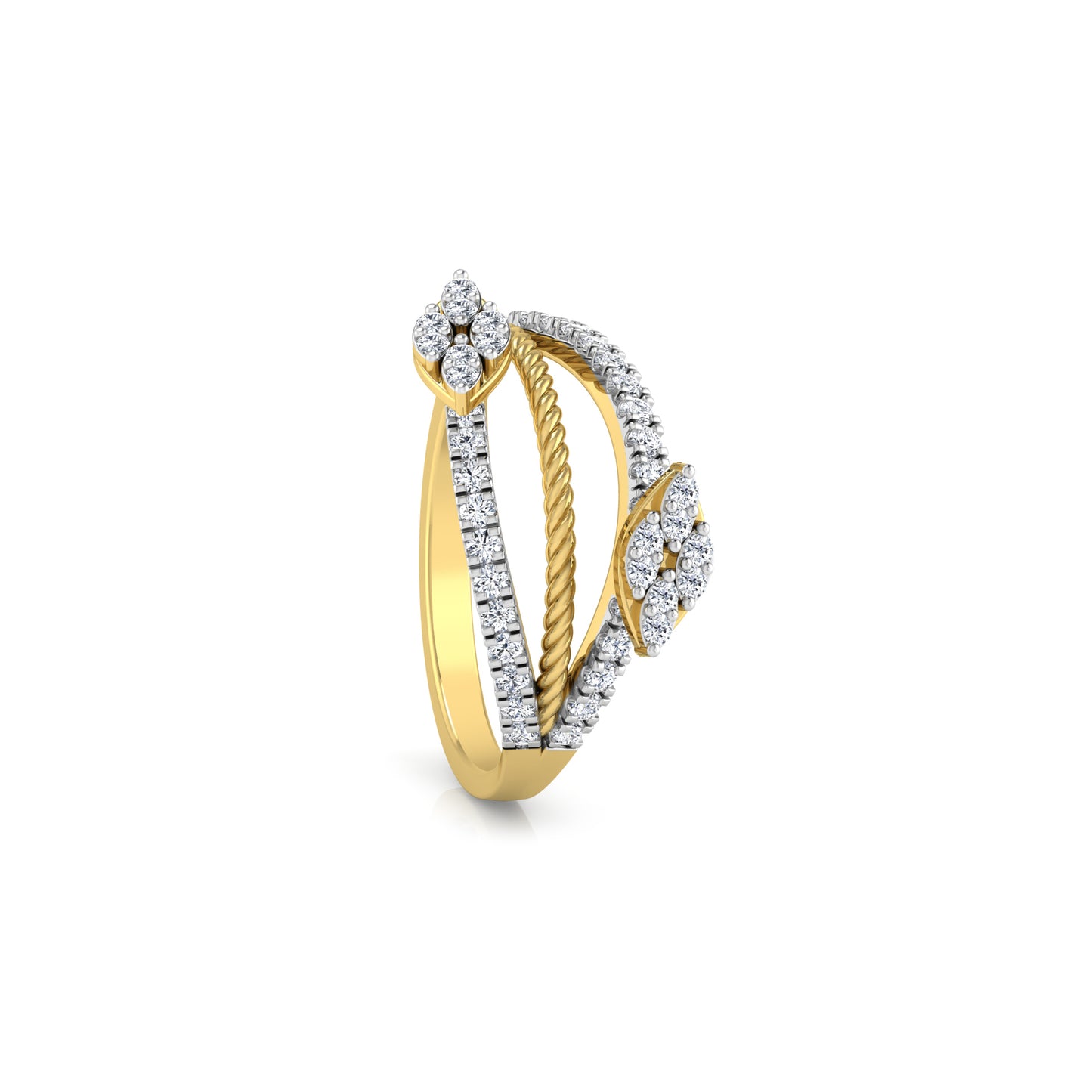 Radiant Reflections Resplendence 18Kt Diamond Ring