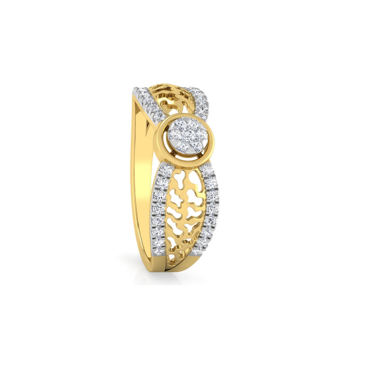 Celestial Chantilly Charisma 14Kt Diamond Ring