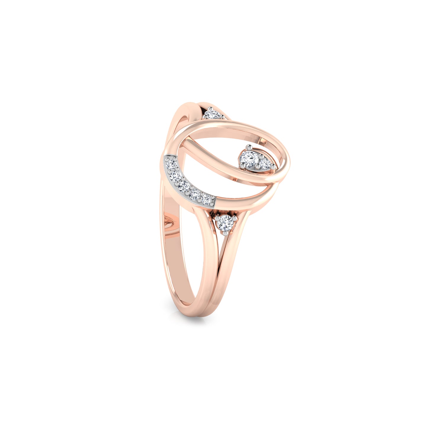 Ember Elegance Extravaganza 18Kt Diamond Ring