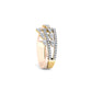 Blushing Blossom Breeze 14Kt Diamond Ring