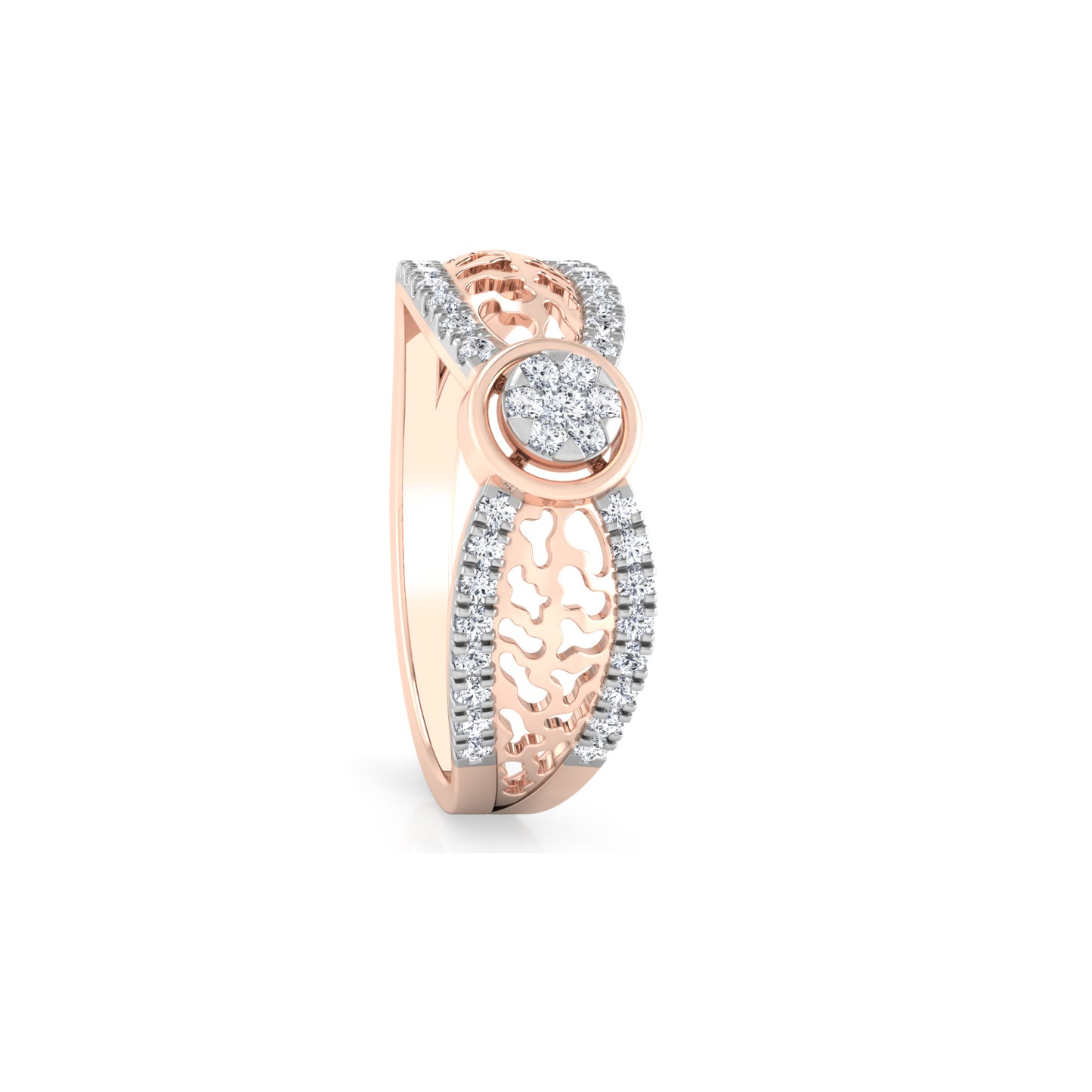 Celestial Chantilly Charisma 14Kt Diamond Ring