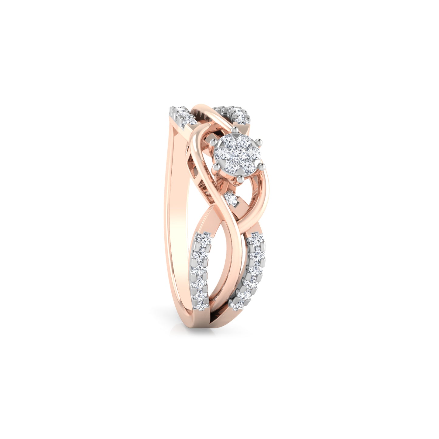 Azure Alchemy Adoration 14Kt Diamond Ring