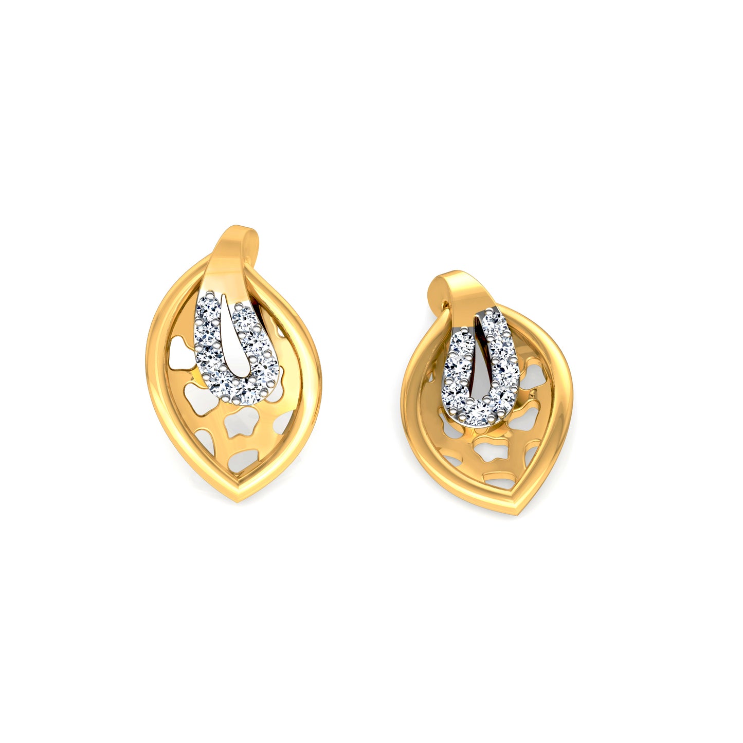 Whispering Willowbreeze Earrings 18K