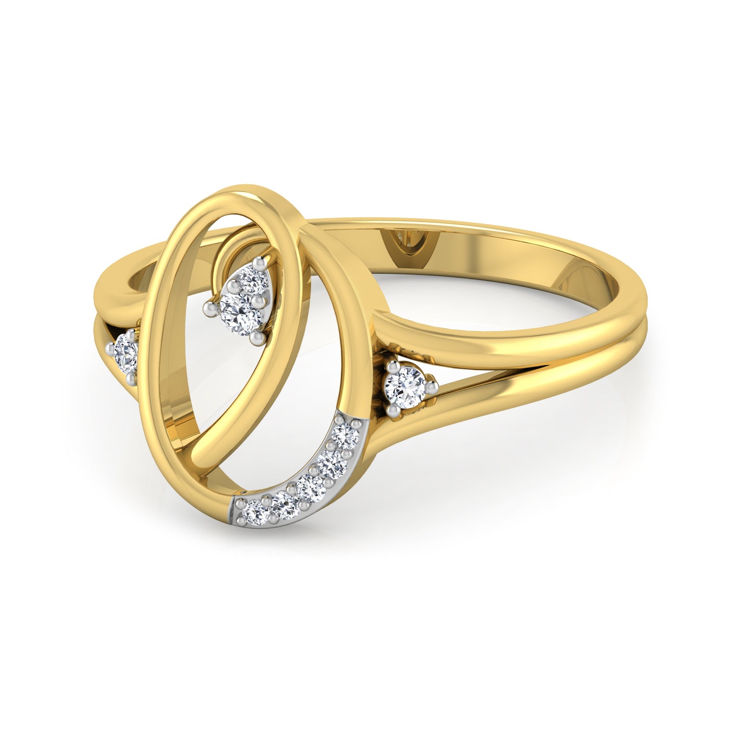 Ember Elegance Extravaganza 14Kt Diamond Ring
