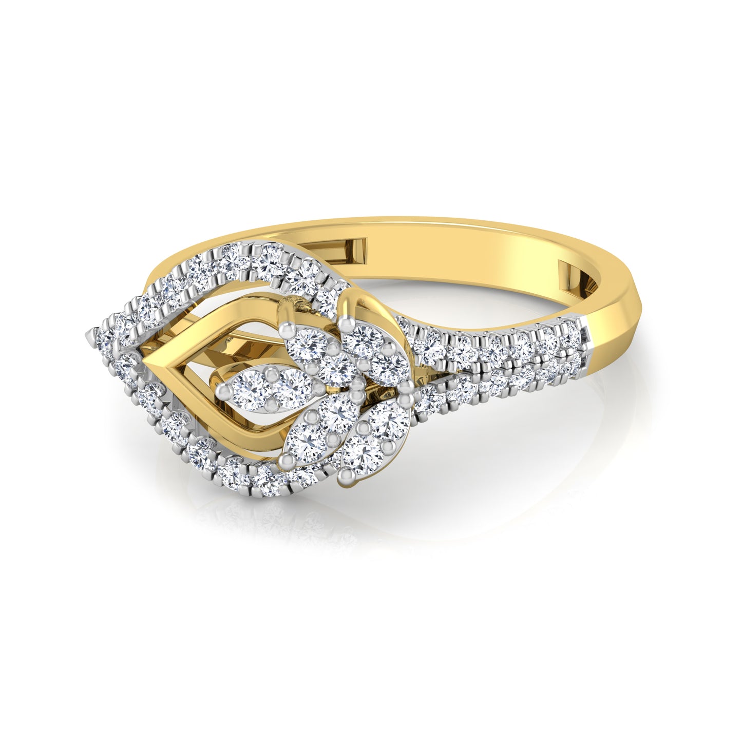 Shimmering Stardust Symphony 18Kt Diamond Ring