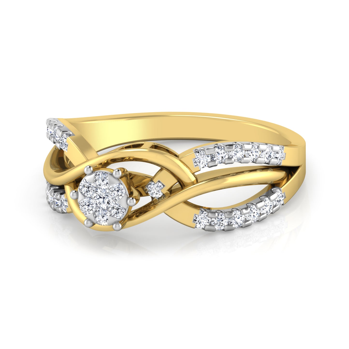 Azure Alchemy Adoration 14Kt Diamond Ring