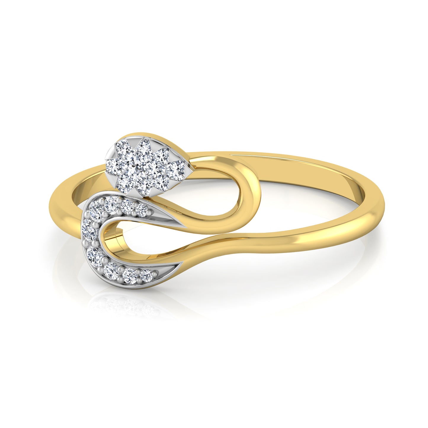 Enchanted Ember Essence 14Kt Diamond Ring