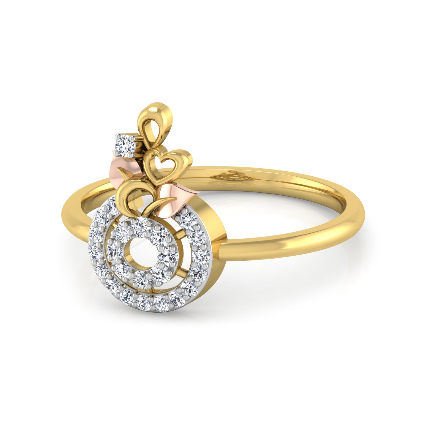 Rose Radiance 14Kt Diamond Ring