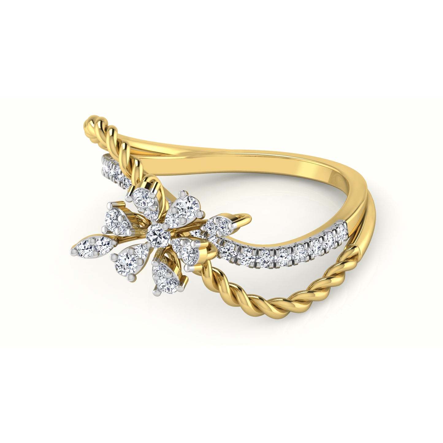 Ember Enchantment Eternal 14Kt Diamond Ring