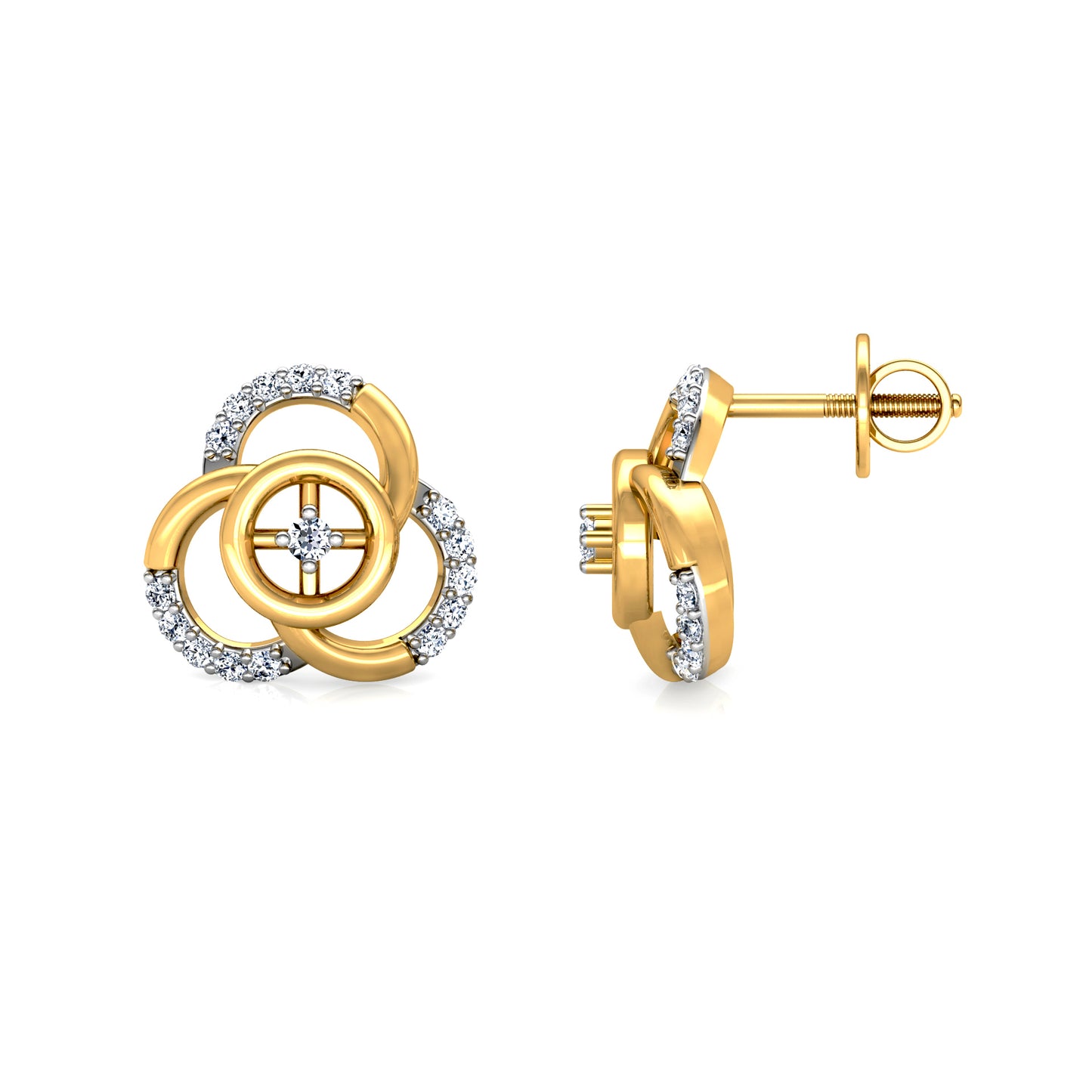 Whispering Waterside Earrings 18K