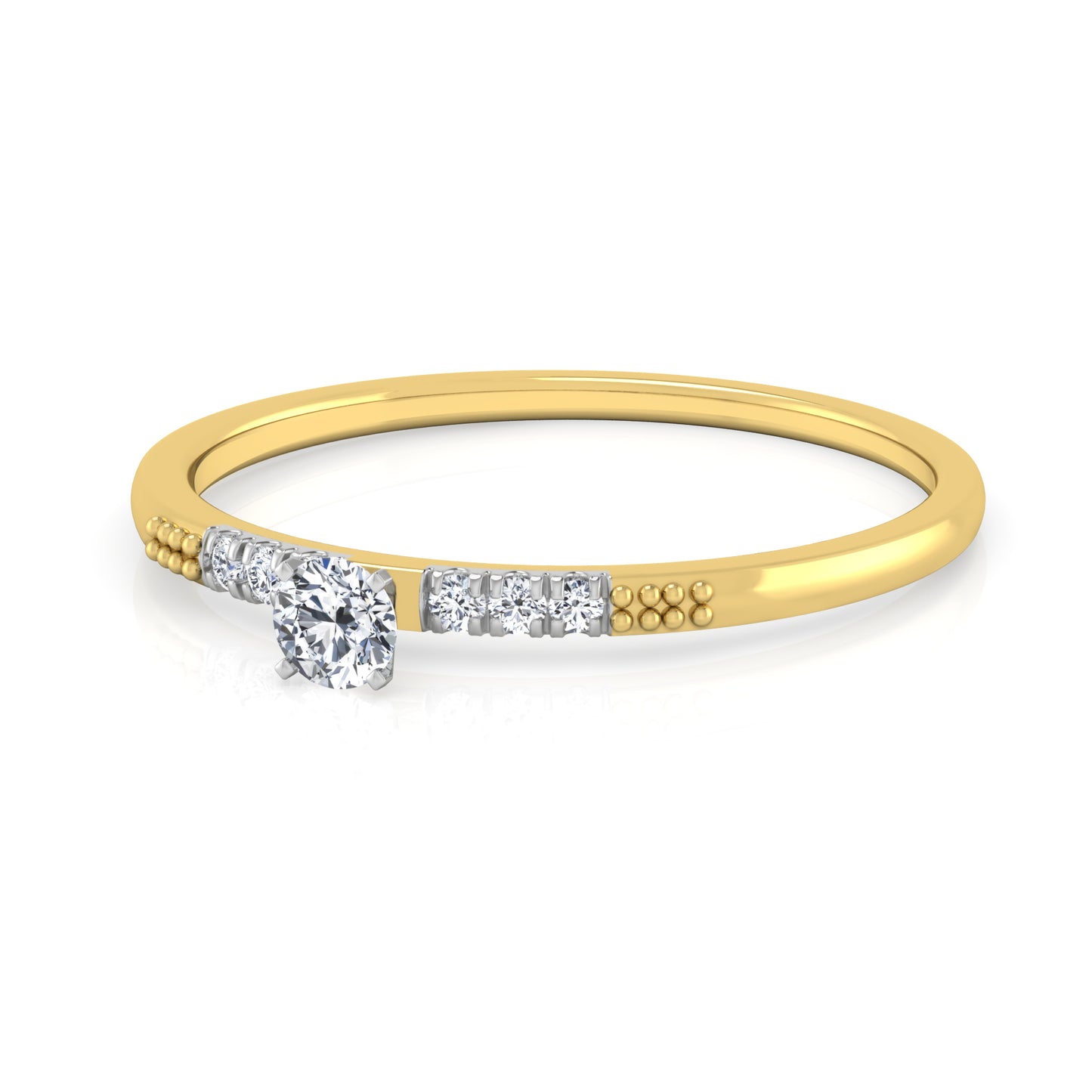 Crest 14Kt Diamond Ring