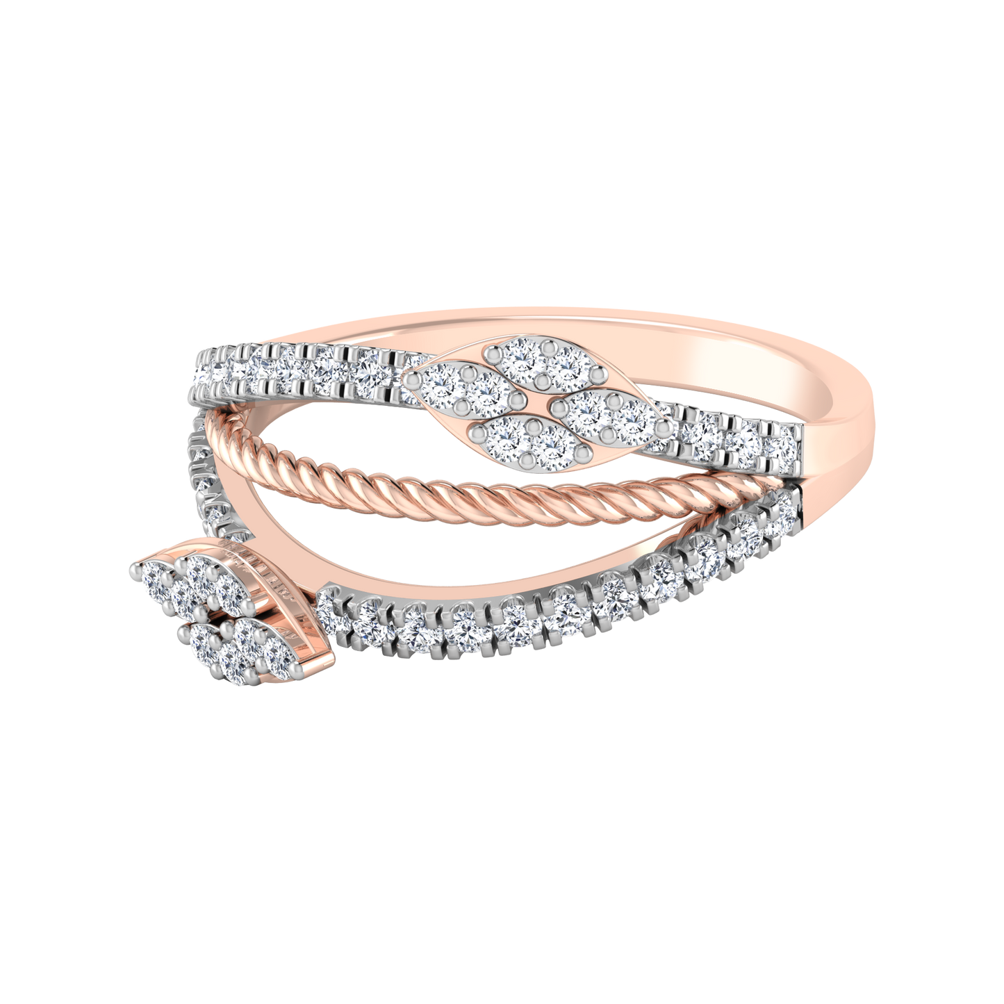 Radiant Reflections Resplendence 14Kt Diamond Ring