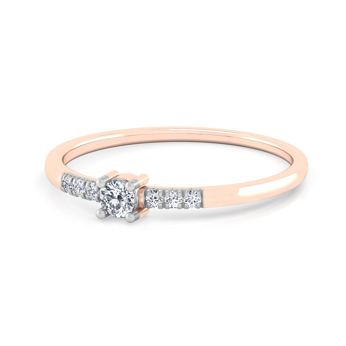 Harmonic 14Kt Diamond Ring