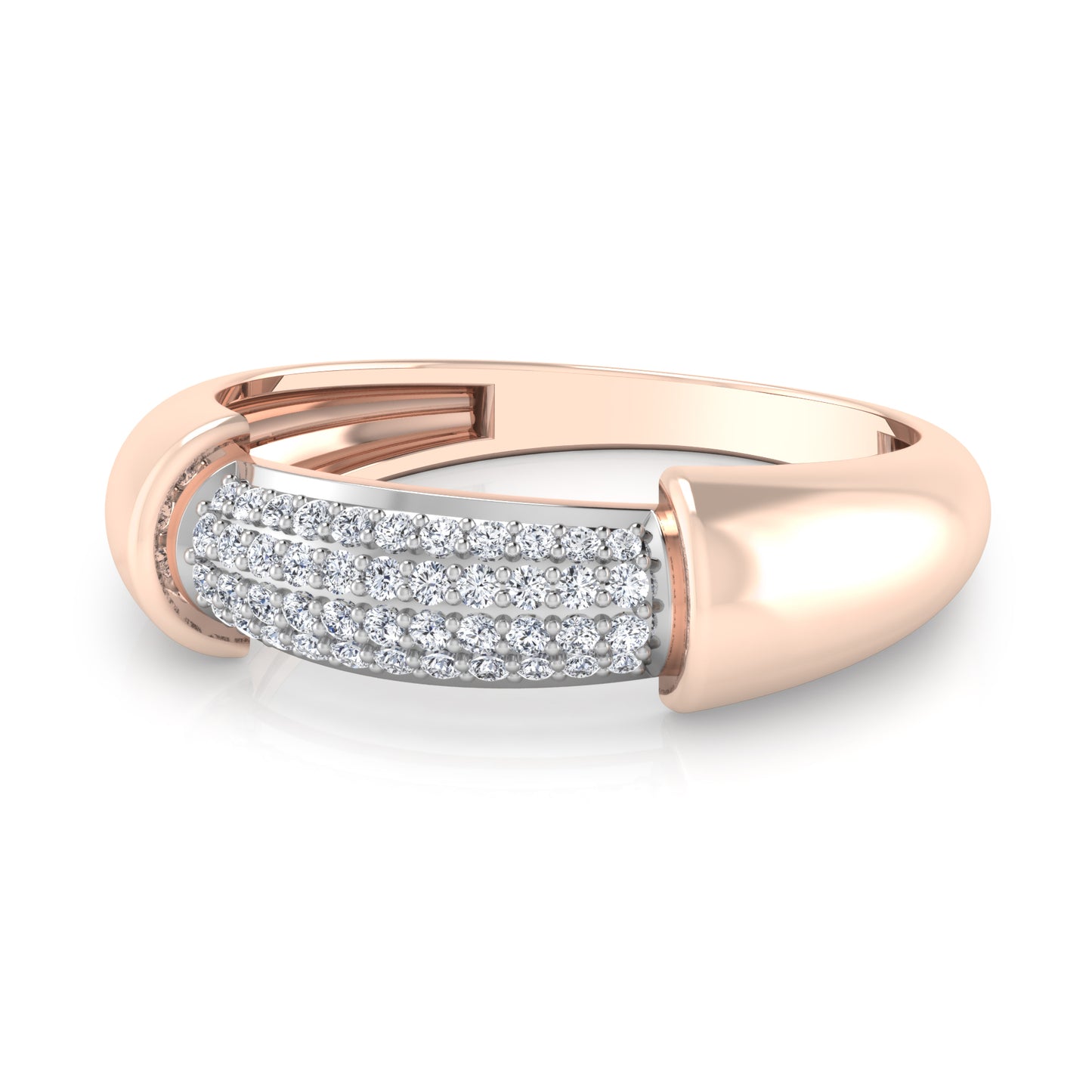 Elysian Echo Eternity 18Kt Diamond Ring