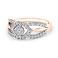 Velvet Vortex Vivacity 14Kt Diamond Ring