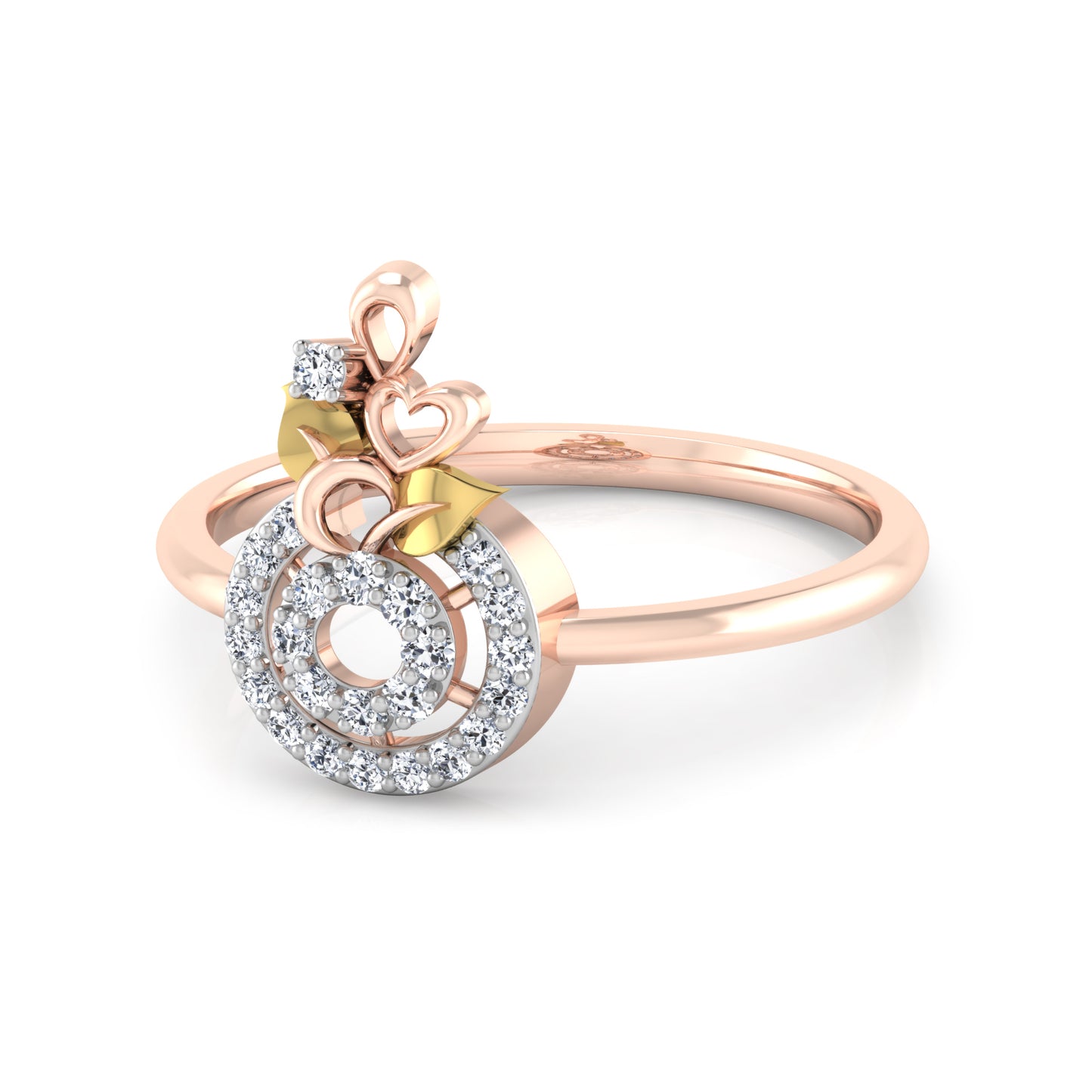 Rose Radiance 14Kt Diamond Ring