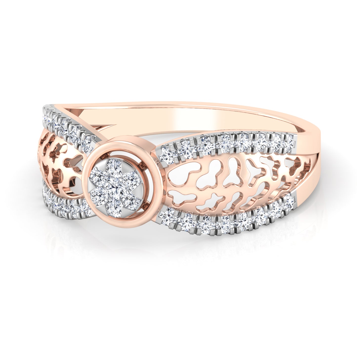 Celestial Chantilly Charisma 14Kt Diamond Ring