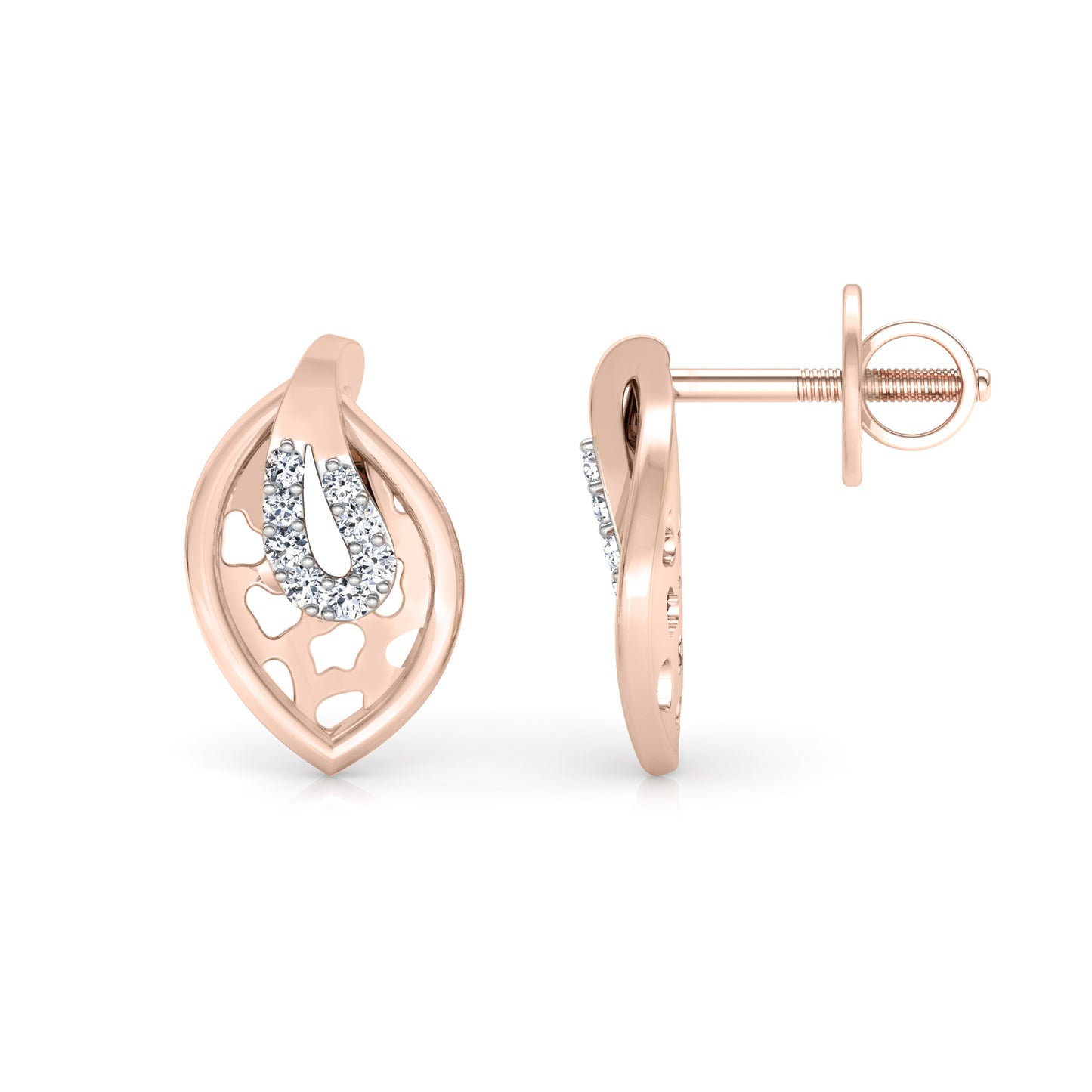 Whispering Willowbreeze Earrings 18K