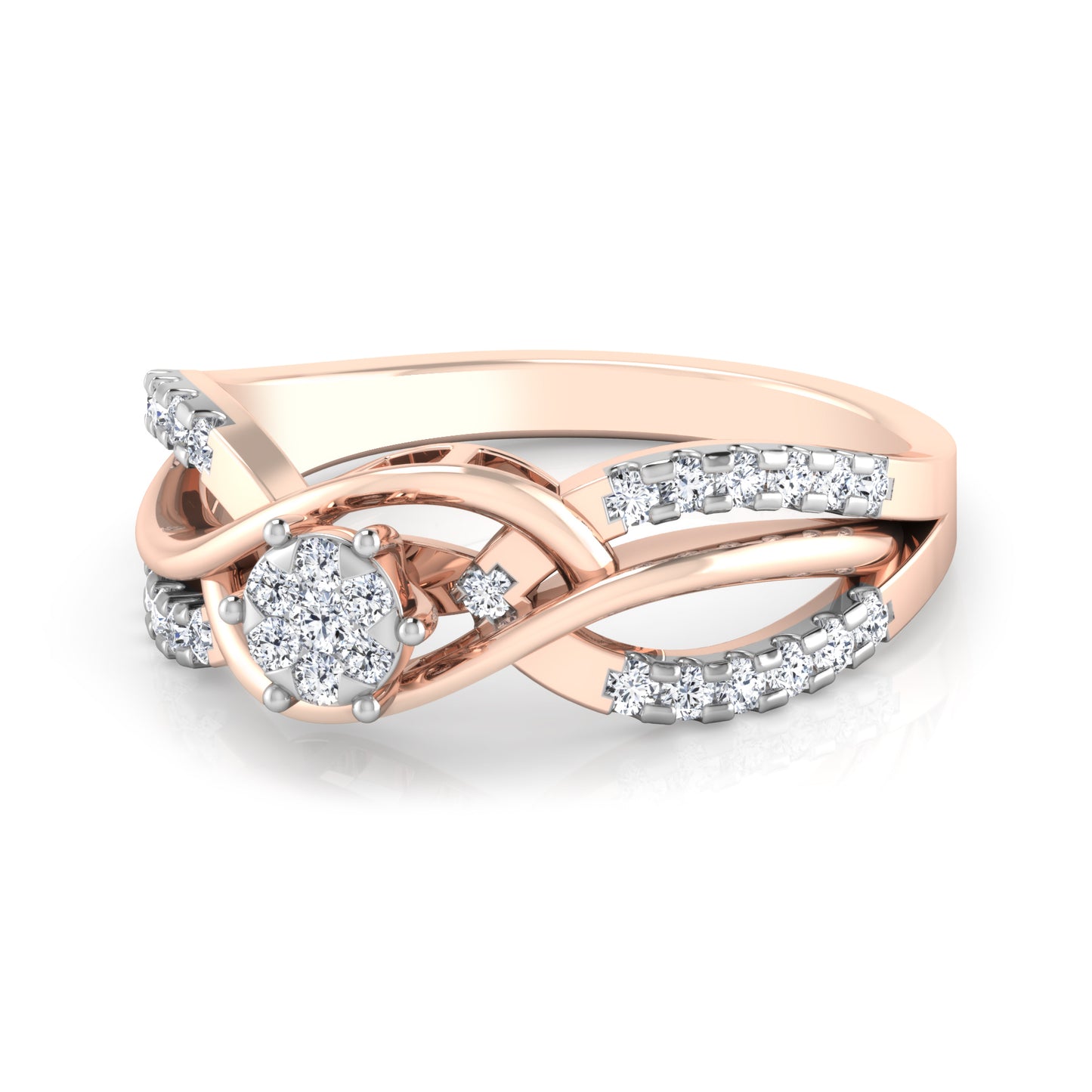 Azure Alchemy Adoration 14Kt Diamond Ring