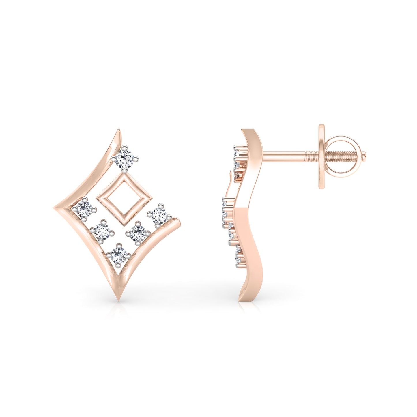Illustrious Iris Earrings 18K