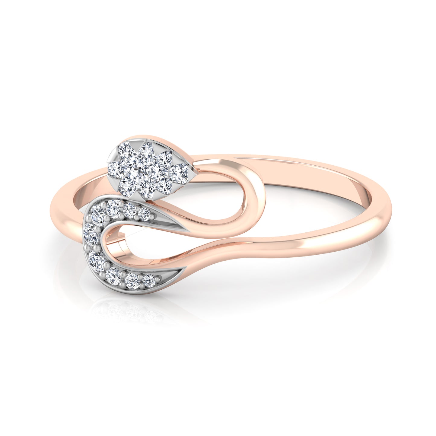 Enchanted Ember Essence 18Kt Diamond Ring