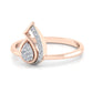 Aurora Azura Attraction 14Kt Diamond Ring