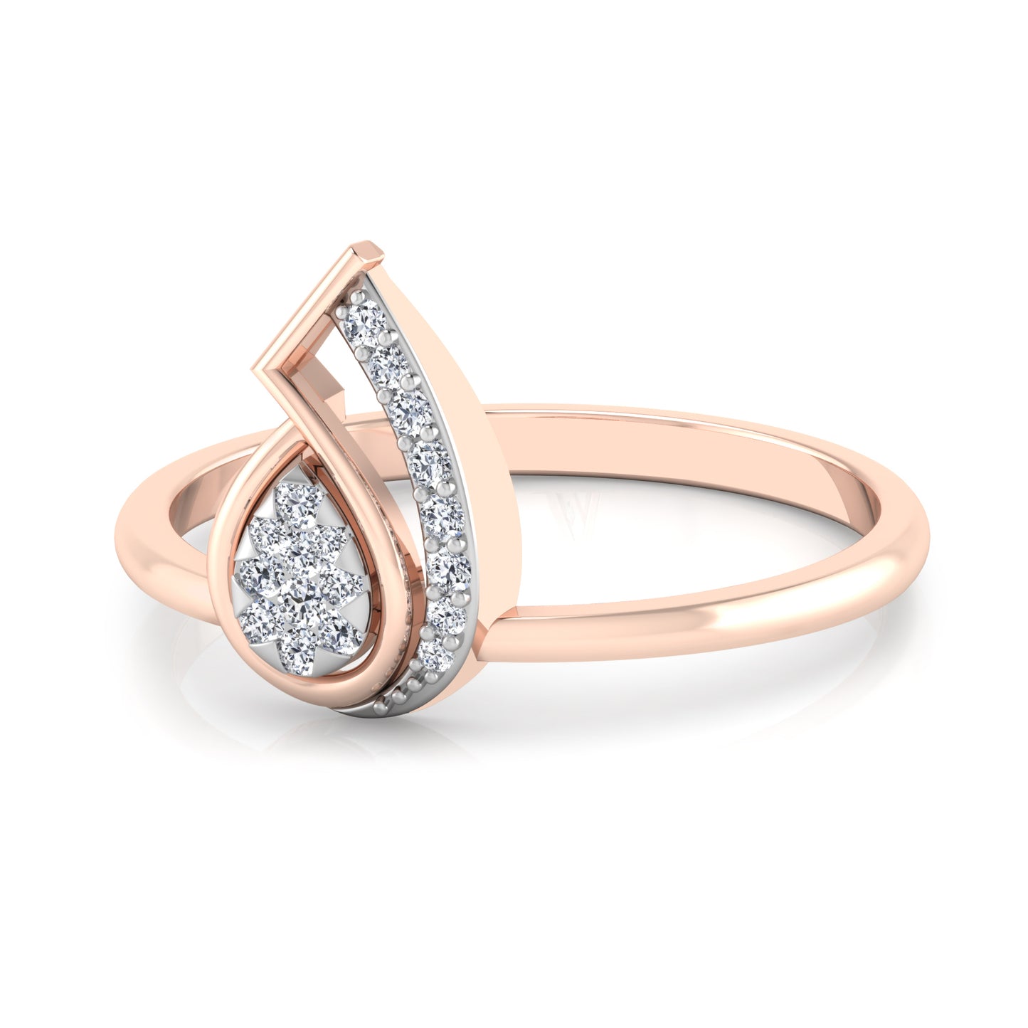 Aurora Azura Attraction 14Kt Diamond Ring