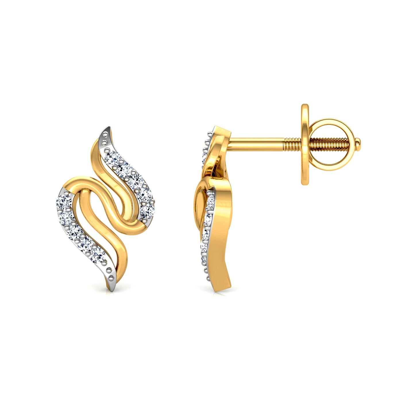 Golden Gaze Earrings 18K