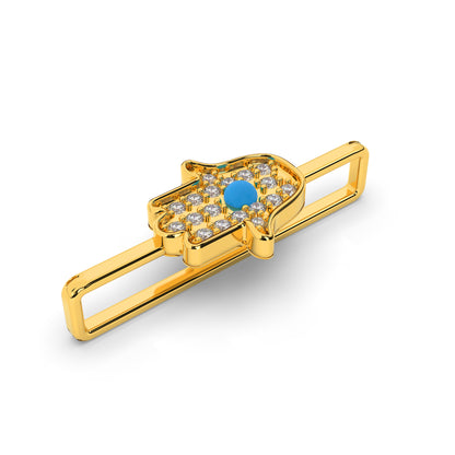 Golden Timekeeper Charm 18K
