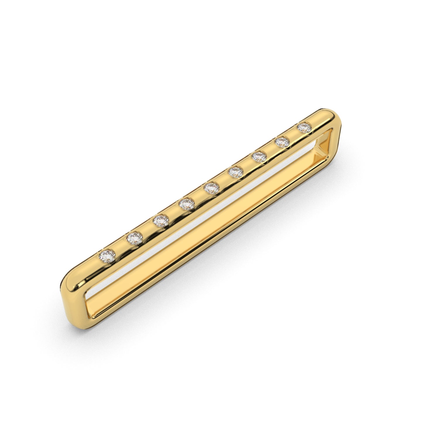 Gold Timepiece Charm