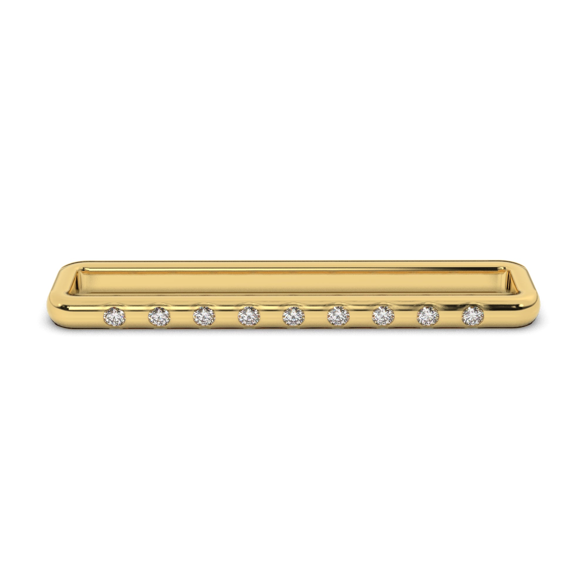 Gold Timepiece Charm