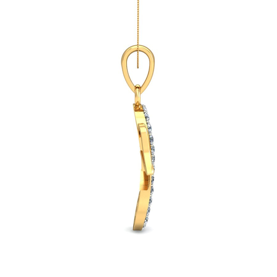 Divine Ganesha Diamond Pendant