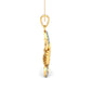 Enlightened Ganesha Diamond Pendant
