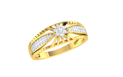 Tranquil Typhoon Turquoise 18Kt Diamond Ring