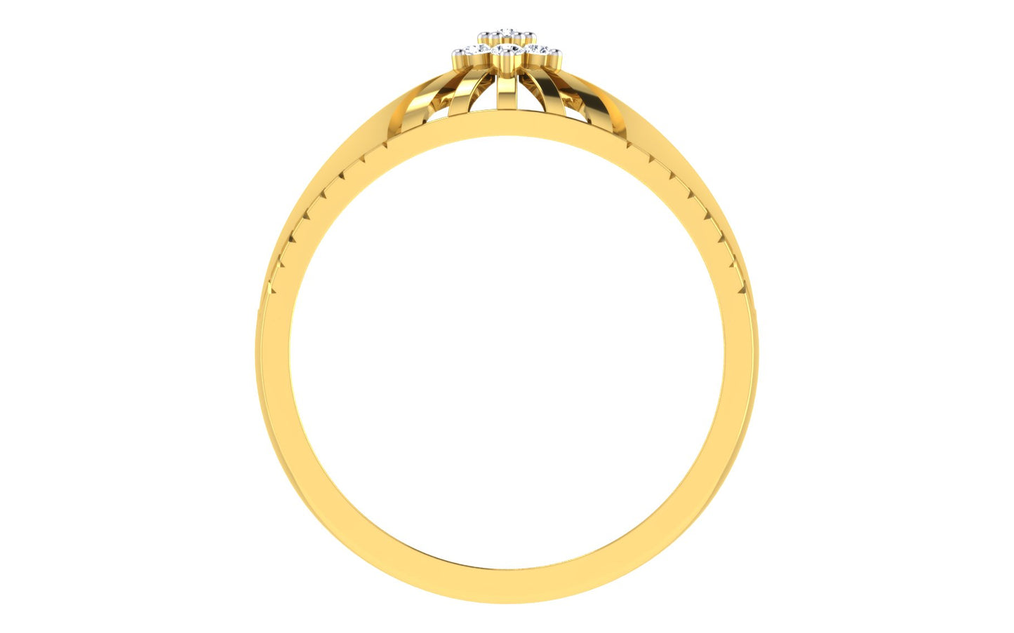 Tranquil Typhoon Turquoise 18Kt Diamond Ring