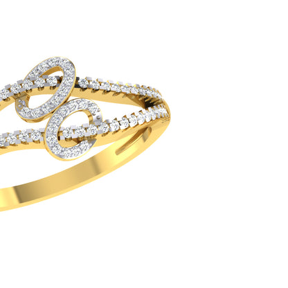 Glistening Galaxy 18Kt Diamond Ring