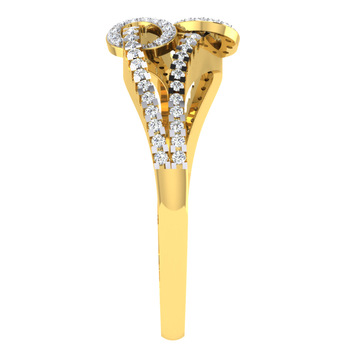 Glistening Galaxy 18Kt Diamond Ring