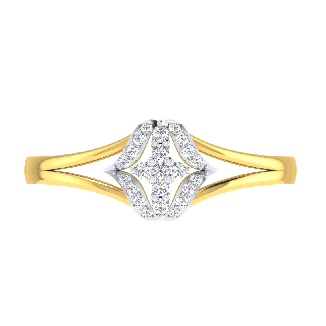 Ethereal Echoes Elegance 18Kt Diamond Ring
