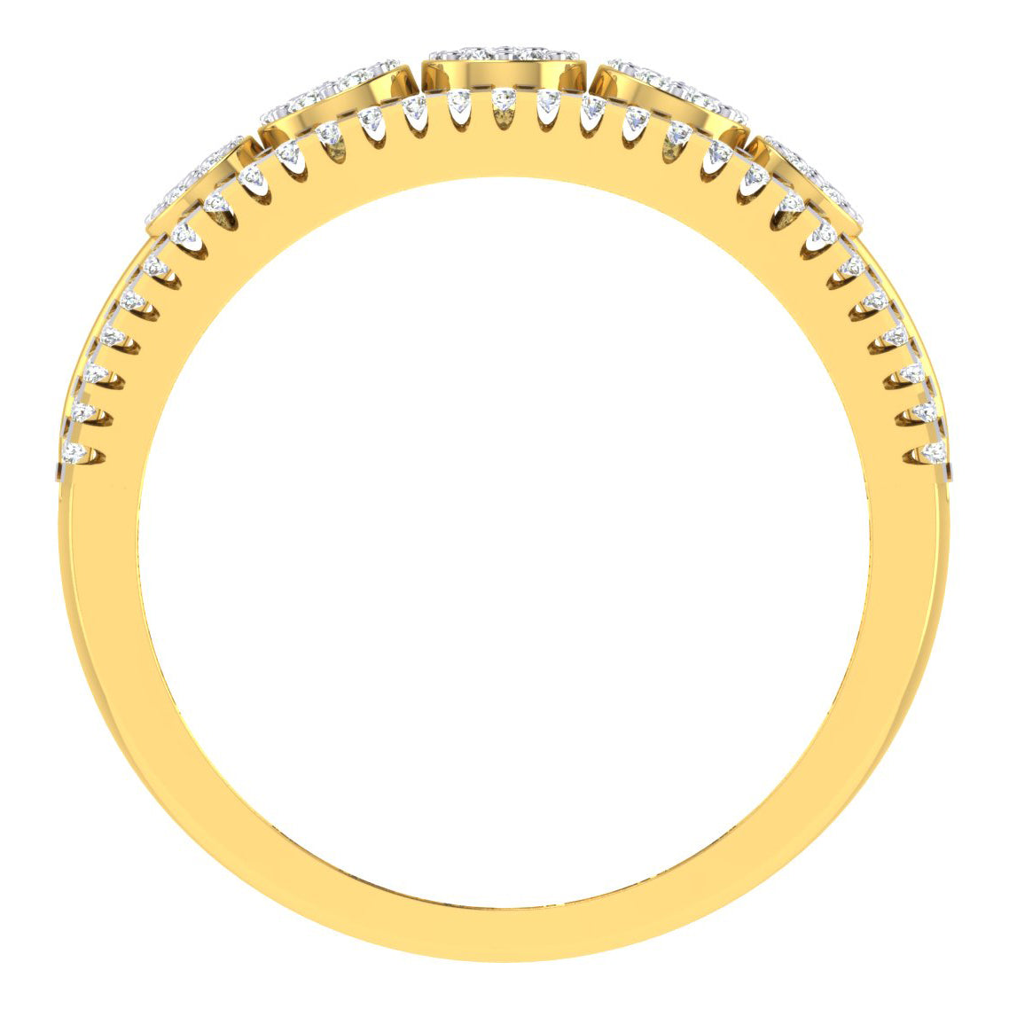 Opulent Orchid Opulence 14Kt Diamond Ring