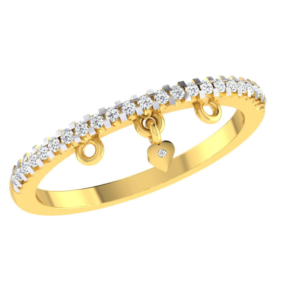 Regal Ruby Reverie 14Kt Diamond Ring